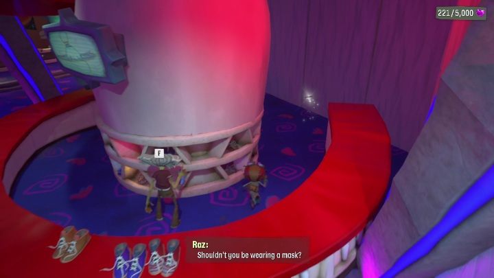 Do tego miejsca dostaniecie się wraz z misjami fabularnymi - Psychonauts 2: PSI Challenge Card, The Motherlobe - gdzie znaleźć? - Psychonauts 2 - poradnik do gry