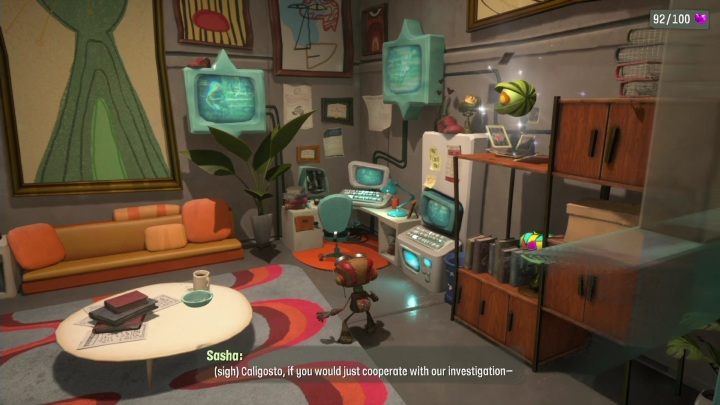 Ten sekret znajdziecie w laboratorium, w małym pomieszczeniu, po prawej stronie - Psychonauts 2: PSI Challenge Marker, The Motherlobe - gdzie znaleźć? - Psychonauts 2 - poradnik do gry
