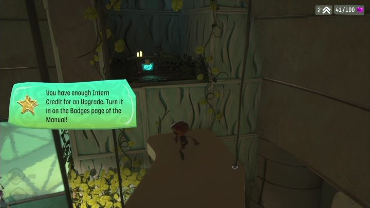 Aby dostać się do tego sekretu musicie wspiąć się na pnącza - Psychonauts 2: Supply Chest, The Motherlobe - gdzie znaleźć? - Psychonauts 2 - poradnik do gry