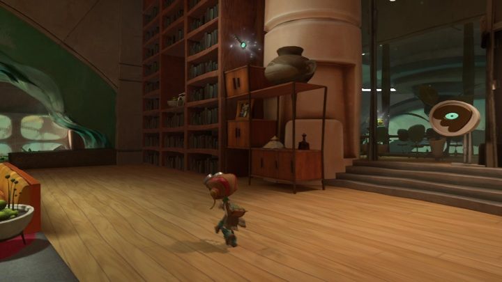 Ten klucz znajdziecie na drewnianej półce, po lewej stronie dużego pomieszczenia - Psychonauts 2: Supply Chest Keys, The Motherlobe - gdzie znaleźć? - Psychonauts 2 - poradnik do gry