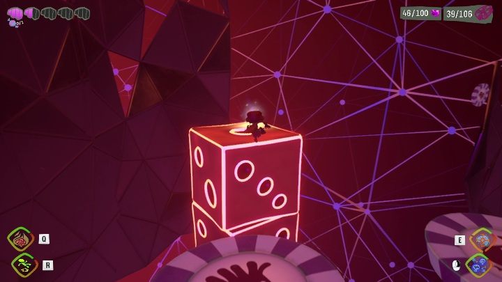 Ten sekret znajdziecie na ruchomej platformie, zaraz po ścianie, która umożliwi Wam przejście dalej - Psychonauts 2: Half-A-Mind, Hollis Classroom - gdzie znaleźć? - Psychonauts 2 - poradnik do gry