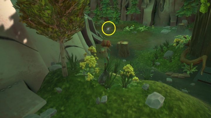 Ten klucz leży zdobędziecie zaraz po wjechaniu na górą część lokacji - Psychonauts 2: Supply Chest Keys, Questionable Area - gdzie znaleźć? - Psychonauts 2 - poradnik do gry