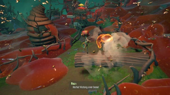 Z odymiaczem pszczelarskim bez problemu dotrzecie do mieszkania Cassie - Psychonauts 2: Green Needle Gulch - solucja, opis przejścia - Psychonauts 2 - poradnik do gry