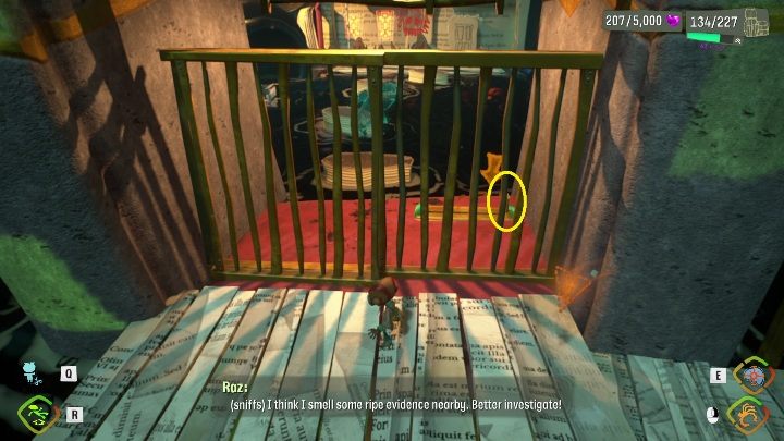 Ponownie musicie wezwać swojego towarzysz, który uruchomi dźwignię i przepuści Was do kolejnej części lokacji - Psychonauts 2: Cassies Collection - solucja, opis przejścia - Psychonauts 2 - poradnik do gry