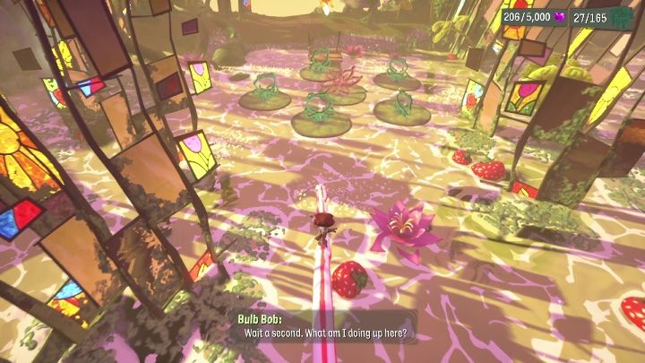 Waszym następnym ruchem będzie wskoczenie na słomkę, która działa jak rampa - Psychonauts 2: Bobs Bottles - solucja, opis przejścia - Psychonauts 2 - poradnik do gry