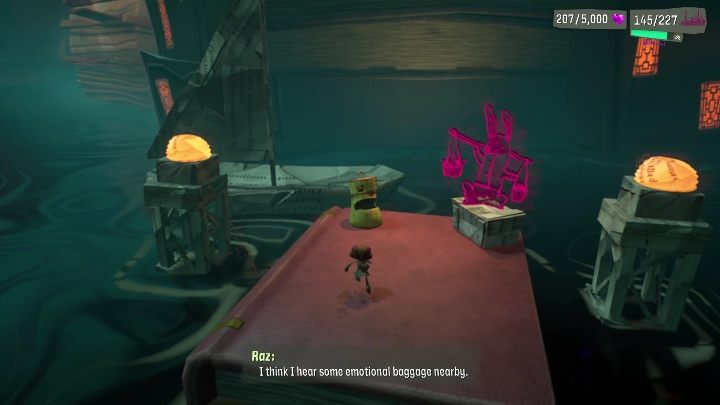 Bagaż jest bardzo widoczny - Psychonauts 2: Emotional Baggage, Cassies Collection - gdzie znaleźć? - Psychonauts 2 - poradnik do gry