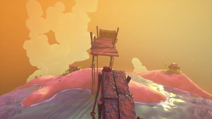 Bagaż znajdziecie na drewnianej platformie, musicie jedynie dotrzeć do wyspy i wejść na samą górę - Psychonauts 2: Emotional Baggage, Bobs Bottles - gdzie znaleźć? - Psychonauts 2 - poradnik do gry