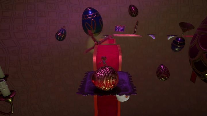 Przeniesie was do nowego pomieszczenia, w którym poruszacie się na metalowym jajku - Psychonauts 2: Fatherland Follies - solucja, opis przejścia - Psychonauts 2 - poradnik do gry