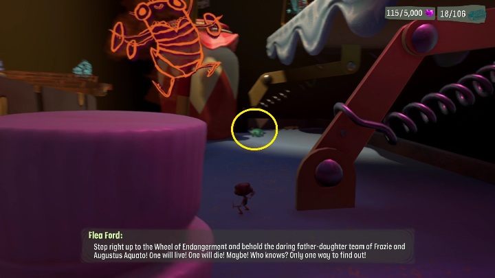 Lokalizacja: Flea Circus - Psychonauts 2: Memory Vaults, Lucrecias Lament - gdzie znaleźć? - Psychonauts 2 - poradnik do gry