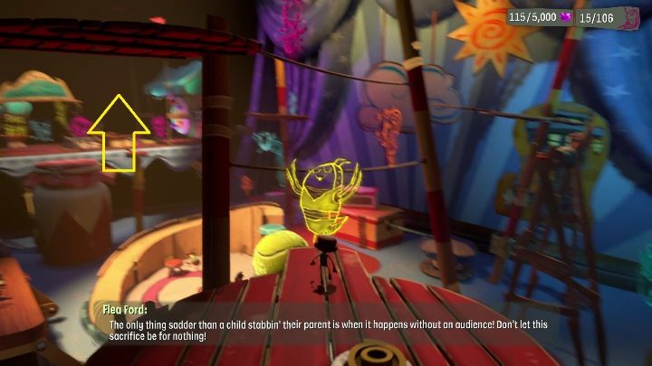 Lokalizacja: Flea Circus - Psychonauts 2: Nuggets of Wisdom, Lucrecias Lament - gdzie znaleźć? - Psychonauts 2 - poradnik do gry