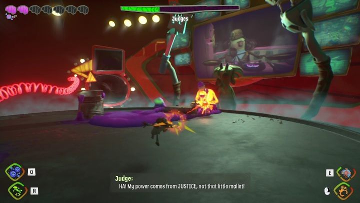 Po wrzuceniu trzech składników czeka Was kolejna walka z przeciwnikami - Psychonauts 2: Judges boss - jak pokonać? - Psychonauts 2 - poradnik do gry