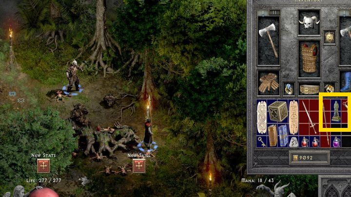 Aby rozpocząć zadanie Złoty Ptak, musicie rozpocząć eksplorację pierwszej lokacji: Las pająków - Diablo 2 Resurrected: Złoty Ptak - solucja, opis przejścia - Diablo 2 Resurrected - poradnik do gry