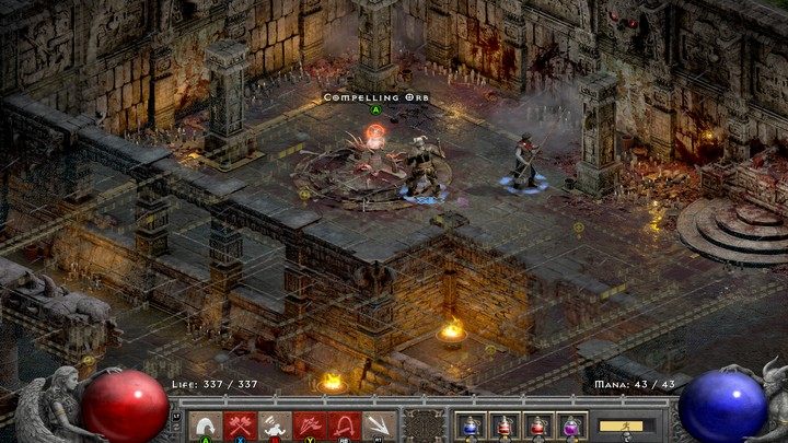 Aby jednak można było zniszczyć Kulę, najpierw musicie wytworzyć Wolę Khalima - magiczny korbacz, który będzie w stanie zniszczyć ową kulę - Diablo 2 Resurrected: Wola Khalima - solucja, opis przejścia - Diablo 2 Resurrected - poradnik do gry