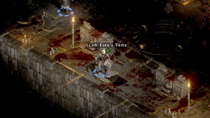 Wnętrze świątyni to malutka lokacja z jednym/dwoma mini-bossami - Diablo 2 Resurrected: Księga Lam Esena - solucja, opis przejścia - Diablo 2 Resurrected - poradnik do gry