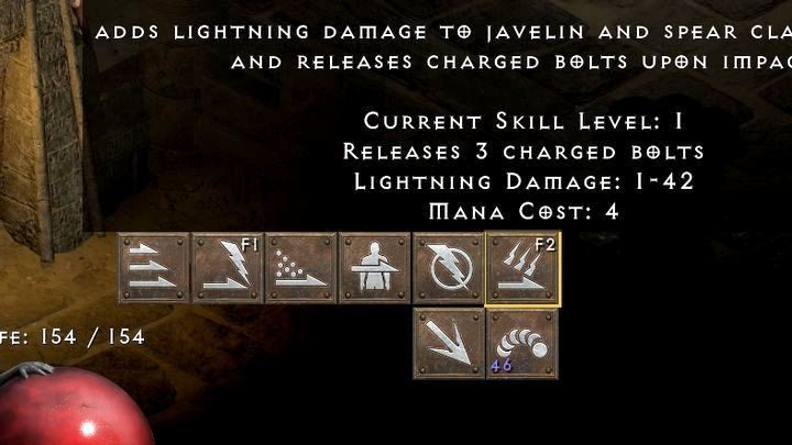 Pamiętajcie, że możecie przypisać klawisze szybkiego dostępu do ulubionych umiejętności - Diablo 2 Resurrected: Buildy postaci - porady ogólne - Diablo 2 Resurrected - poradnik do gry