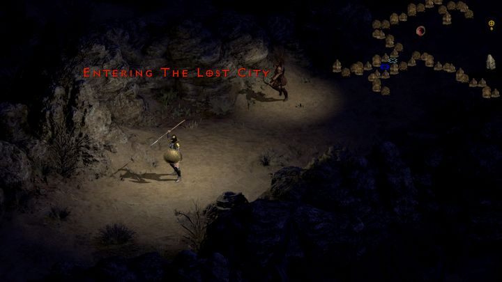Gdy wejdziecie do Zaginionego miasta, nastaną mroki, aż do ukończenia zadania - Diablo 2 Resurrected: Splamione Słońce - solucja, opis przejścia - Diablo 2 Resurrected - poradnik do gry