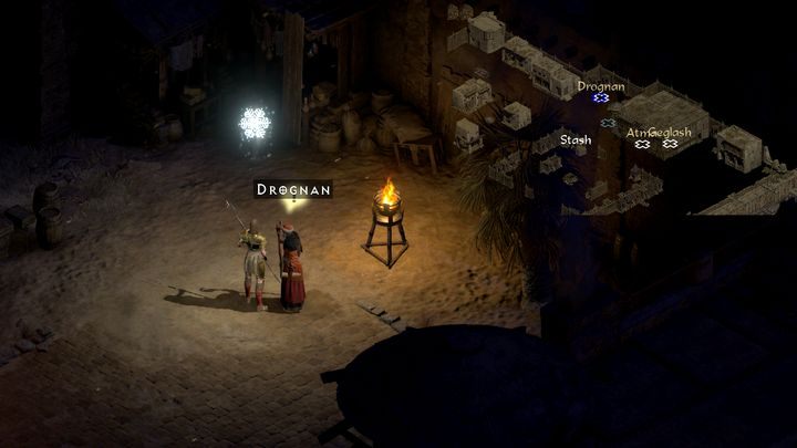 By kontynuować zadanie, udajcie się do miasta porozmawiać z Drognanem - Diablo 2 Resurrected: Splamione Słońce - solucja, opis przejścia - Diablo 2 Resurrected - poradnik do gry