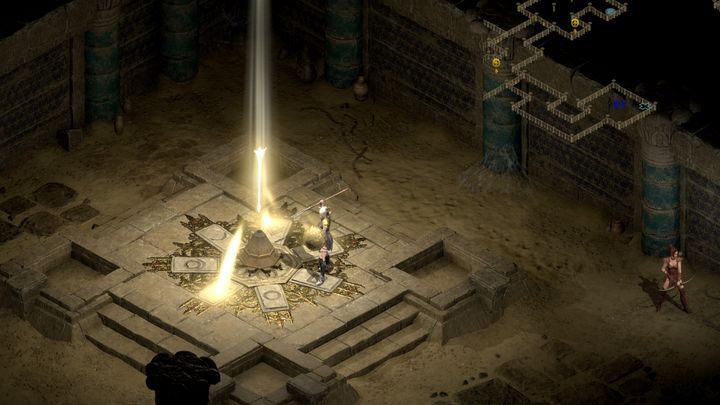 We właściwym grobowcu, znajdziecie salę z ołtarzem - Diablo 2 Resurrected: Siedem Grobowców - solucja, opis przejścia - Diablo 2 Resurrected - poradnik do gry