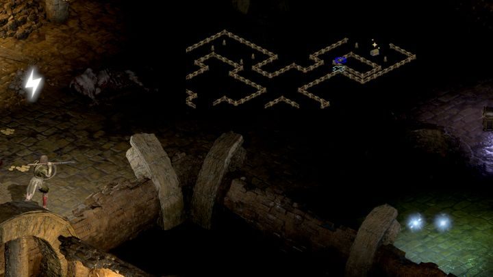 Będziecie wiedzieć, że zbliżacie się do leża Radamenta, gdy ujrzycie na mapie ikonę skarbu - skrzynię - Diablo 2 Resurrected: Siedlisko Radamenta - solucja, opis przejścia - Diablo 2 Resurrected - poradnik do gry