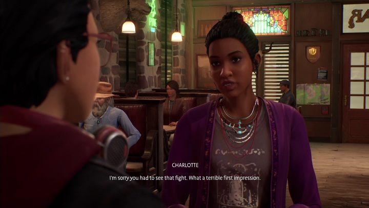 Gdy wyjdziecie z mieszkania poznacie Charlotte - Life is Strange True Colors: Bar (rozdział 1) - solucja, opis przejścia - Life is Strange True Colors - poradnik do gry