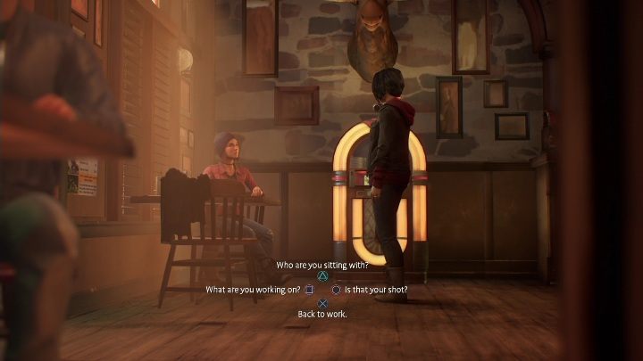 Steph możecie wypytać o kilka rzeczy - Life is Strange True Colors: Bar (rozdział 1) - solucja, opis przejścia - Life is Strange True Colors - poradnik do gry