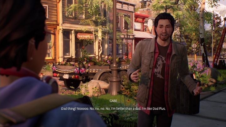 Po wyjściu ze sklepu z winylami zobaczycie Ethana - Life is Strange True Colors: Rozdział 1, ważne wybory - lista wszystkich - Life is Strange True Colors - poradnik do gry