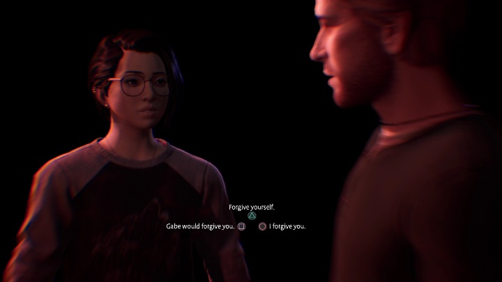 Ryana można uspokoić, wystarczy doprowadzić do dialogu Gabe would forgive you - Life is Strange True Colors: Ryan i ostateczne pożegnanie - solucja - Life is Strange True Colors - poradnik do gry