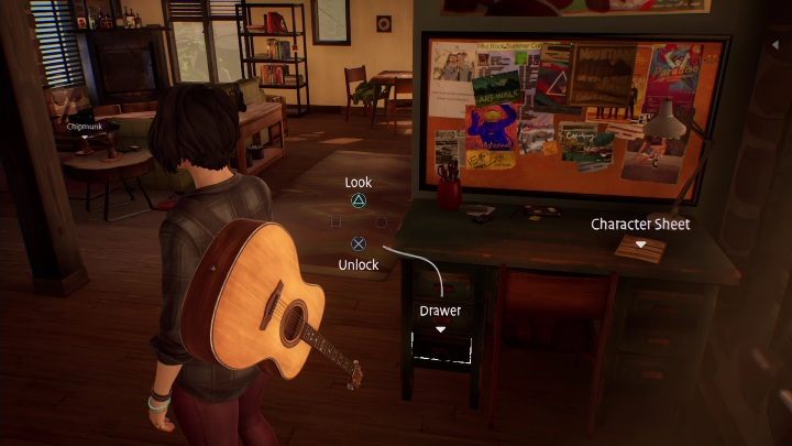 Uwagę Alex przykuwa zamknięta na klucz szuflada biurka - Life is Strange True Colors: Przygotowania - solucja, opis przejścia - Life is Strange True Colors - poradnik do gry
