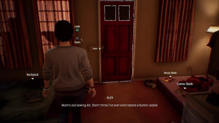 Gdy będziecie mieć pewność, że możecie już dać się ponieść historii, zbliżcie się do drzwi i dotknijcie klamki - Life is Strange True Colors: Dom rodzinny - solucja, opis przejścia - Life is Strange True Colors - poradnik do gry