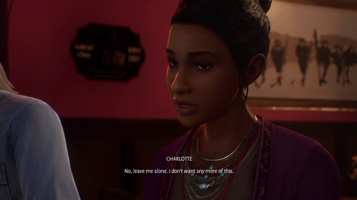Charlotte będzie stać za wami jeśli w rozdziale 3 nie zabraliście jej wściekłości i pozwoliliście jej samodzielnie poradzić sobie z cierpieniem - Life is Strange True Colors: Wyznanie prawdy - solucja, opis przejścia - Life is Strange True Colors - poradnik do gry