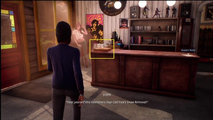 Po wyjściu ze stacji udajcie się do drewnianego blatu, zaraz przy kasie - Life is Strange True Colors Wavelengths: Wiosna - solucja, opis przejścia - Life is Strange True Colors - poradnik do gry