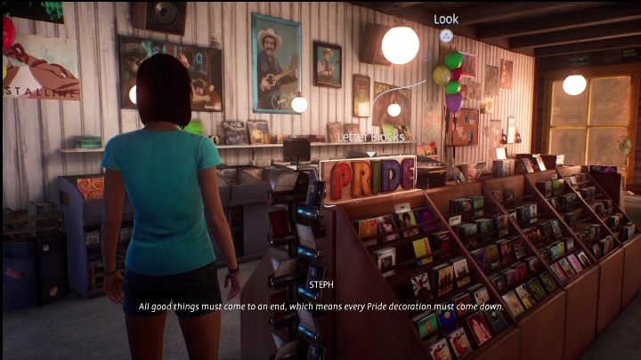 Zacznijcie od drewnianej tabliczki z napisem Pride - Life is Strange True Colors Wavelengths: Lato - solucja, opis przejścia - Life is Strange True Colors - poradnik do gry