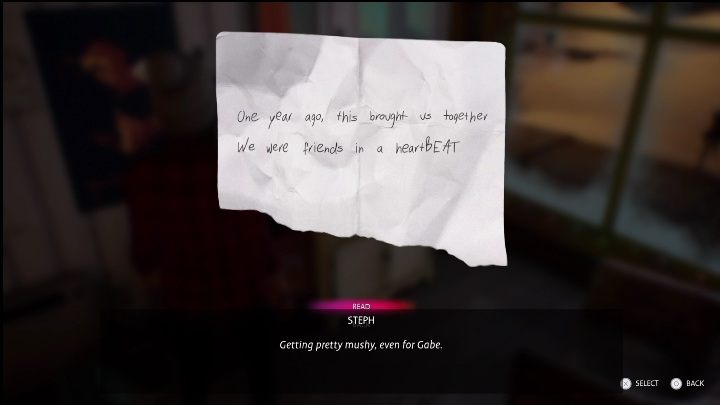 2 wskazówka leży na białej komodzie, na lewo od drzwi wejściowych - Life is Strange True Colors Wavelengths: Zima - solucja, opis przejścia - Life is Strange True Colors - poradnik do gry