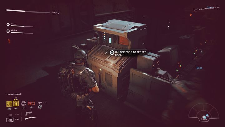Jednym z ostatnich etapów misji będzie otworzenie drzwi do serwerowni - Aliens Fireteam Elite: Ratunek - solucja, opis przejścia - Aliens Fireteam Elite - poradnik do gry