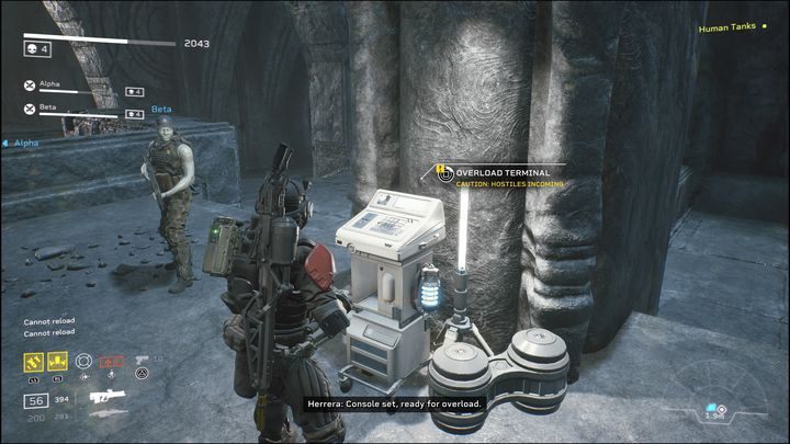 Po włożeniu Synth Core, zacznie się walka z dużą ilością przeciwników - Aliens Fireteam Elite: Ewakuacja #2 - solucja, opis przejścia - Aliens Fireteam Elite - poradnik do gry