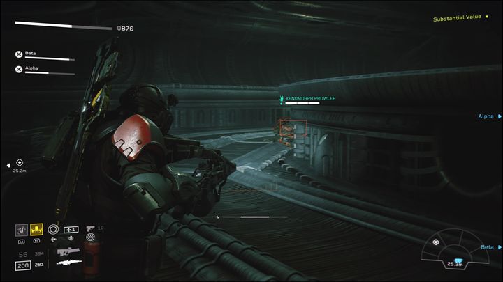 Idąc dalej, uważajcie na skrywających się Xeno, którzy wyskoczą na Was, gdy tylko zbliżycie się dostatecznie blisko - Aliens Fireteam Elite: Natarcie - solucja, opis przejścia - Aliens Fireteam Elite - poradnik do gry