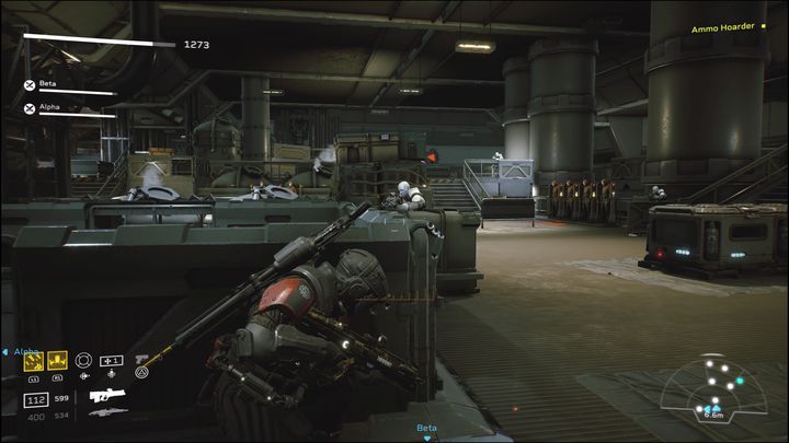 W kolejnym, większym pomieszczeniu, napotkacie bardzo dużą grupę Synthów - Aliens Fireteam Elite: Przebicie - solucja, opis przejścia - Aliens Fireteam Elite - poradnik do gry