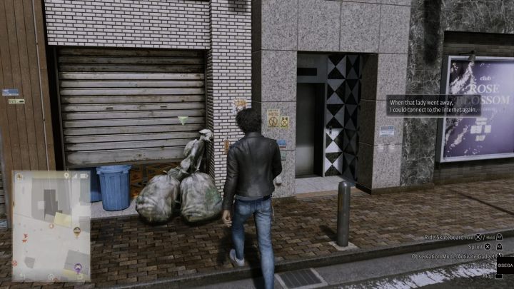 3 Kappa znajduje się przy workach na śmieci na ulicy E Central - Lost Judgment: Where the Kappa Roam - solucja, opis przejścia - Lost Judgment - poradnik do gry