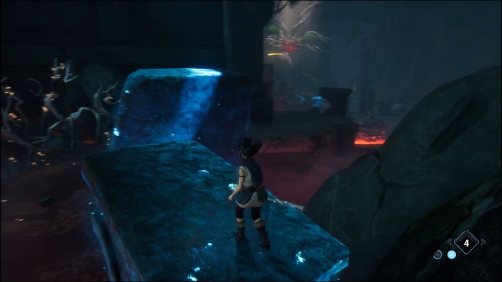 Warto wejść w interakcję, wskakując na jedną z początkowych skał - Kena Bridge of Spirits: Adiras Regret - solucja, opis przejścia - Kena Bridge of Spirits - poradnik do gry