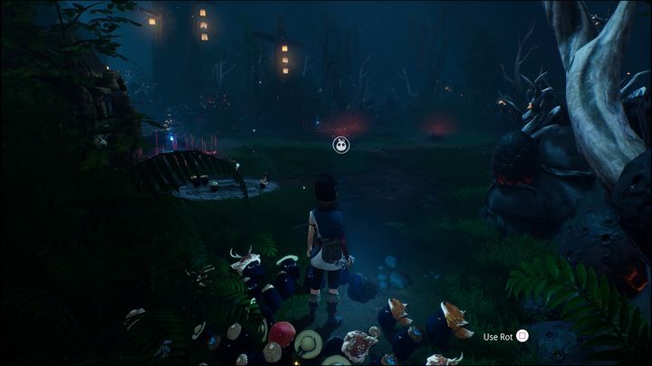 Następnie wespnijcie się na górę, dzięki czemu traficie na wielką arenę - Kena Bridge of Spirits: Mask Maker Path - solucja, opis przejścia - Kena Bridge of Spirits - poradnik do gry