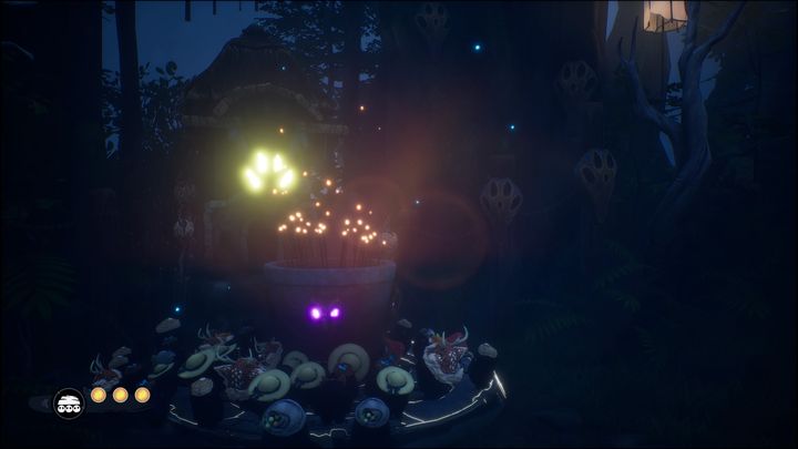Zakładając maskę na twarz, zobaczycie, że zarówno ołtarze, jak i obiekty ceremonialne są w jakiś sposób oznakowane - Kena Bridge of Spirits: Mask Maker Path - solucja, opis przejścia - Kena Bridge of Spirits - poradnik do gry