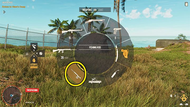 Opcja wędkowania nie jest dostępna od samego początku gry, ale odblokujecie ją mimo wszystko na wczesnym stadium kampanii - Far Cry 6: Polowania na zwierzęta, łowienie ryb - Far Cry 6 - poradnik do gry
