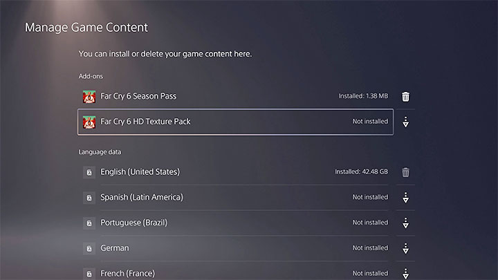 Gra może Wam zaproponować ściągnięcie oraz zainstalowanie HD Texture Packa razem z podstawową grą - Far Cry 6: HD Texture Pack - czy jest konieczny? - Far Cry 6 - poradnik do gry