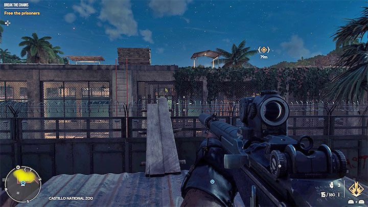 Wyruszcie do wskazanej lokacji, która znajduje się pod kontrolą wojska i która otoczona jest wysokimi murami i drutem kolczastym - Far Cry 6: Zerwanie kajdan (Break the Chains) - solucja, opis przejścia - Far Cry 6 - poradnik do gry