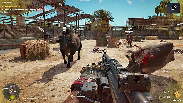 Ten cel misji dotyczy sprawdzenia dużej zagrody gdzie odbywają się pokazy rodeo - Far Cry 6: Interwencja (Intervention) - solucja, opis przejścia - Far Cry 6 - poradnik do gry