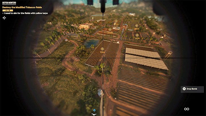 Dzięki modyfikacjom Phillyego możecie teraz aktywować widok z kamery bombowca (Bomber View) - wciśnijcie w tym celu Kółko / B w trakcie lotu - Far Cry 6: Justicia Montero - solucja, opis przejścia - Far Cry 6 - poradnik do gry