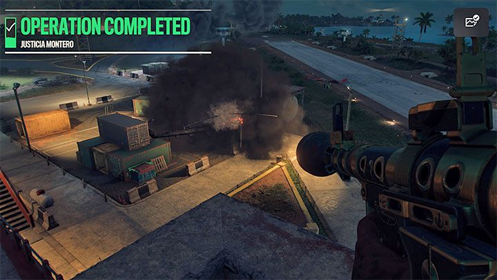 Musicie prowadzić walki do momentu pozbawienia śmigłowca całego paska energii - Far Cry 6: Justicia Montero - solucja, opis przejścia - Far Cry 6 - poradnik do gry