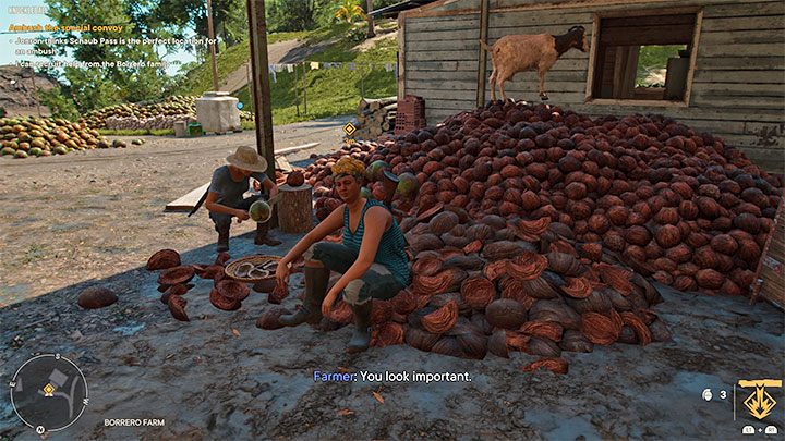 W przypadku każdej z 3 farm wystarczy złożyć na niej wizytę i porozmawiać z jednym z NPC-ów po to żeby pomyślnie zrekrutować mieszkającą tam rodzinę - Far Cry 6: Knuckleball - solucja, opis przejścia - Far Cry 6 - poradnik do gry