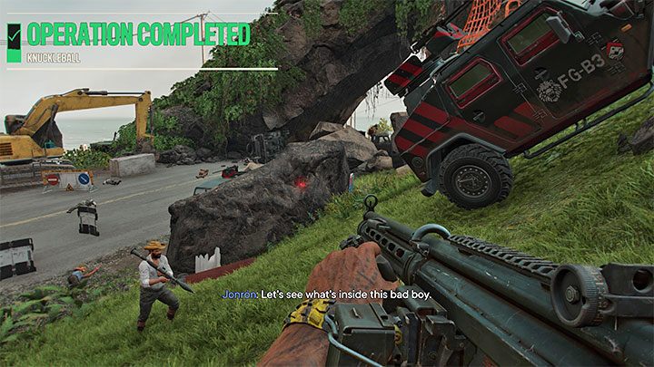 Musicie prowadzić do walki do momentu pozbycia się wszystkich żołnierzy z konwoju - Far Cry 6: Knuckleball - solucja, opis przejścia - Far Cry 6 - poradnik do gry
