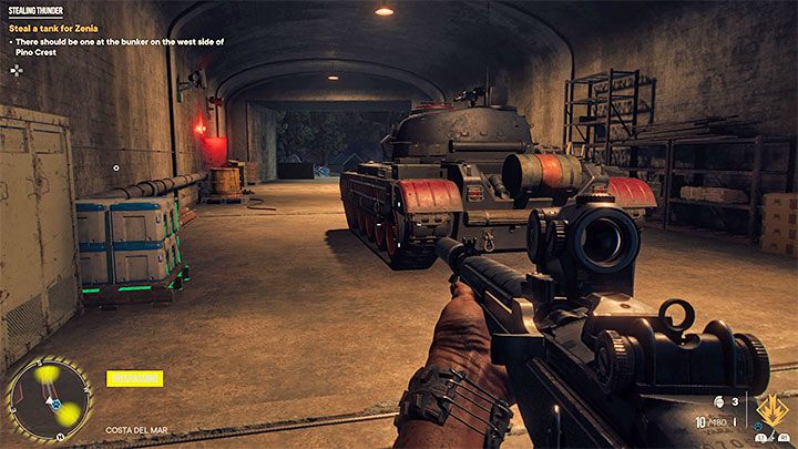 Nie musicie zabijać wszystkich wrogów z tunelu i najbliższej okolicy, bo możecie równie dobrze skupić się na kradzieży czołgu - Far Cry 6: Rycząca kradzież (Stealing Thunder) - solucja, opis przejścia - Far Cry 6 - poradnik do gry